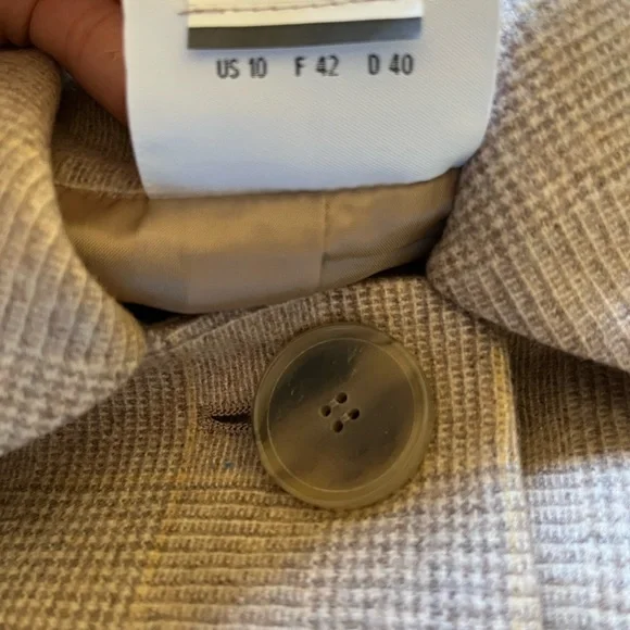 Akris Punto Tan Wool Blend Women's Jacket - Picture 6 of 6